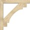 Ekena Millwork Merced Block Rough Sawn Bracket w/ Offset Brace, Douglas Fir, 6"W x 38"D x 38"H BKT0604X38X38MRC05RDF - alternate 3